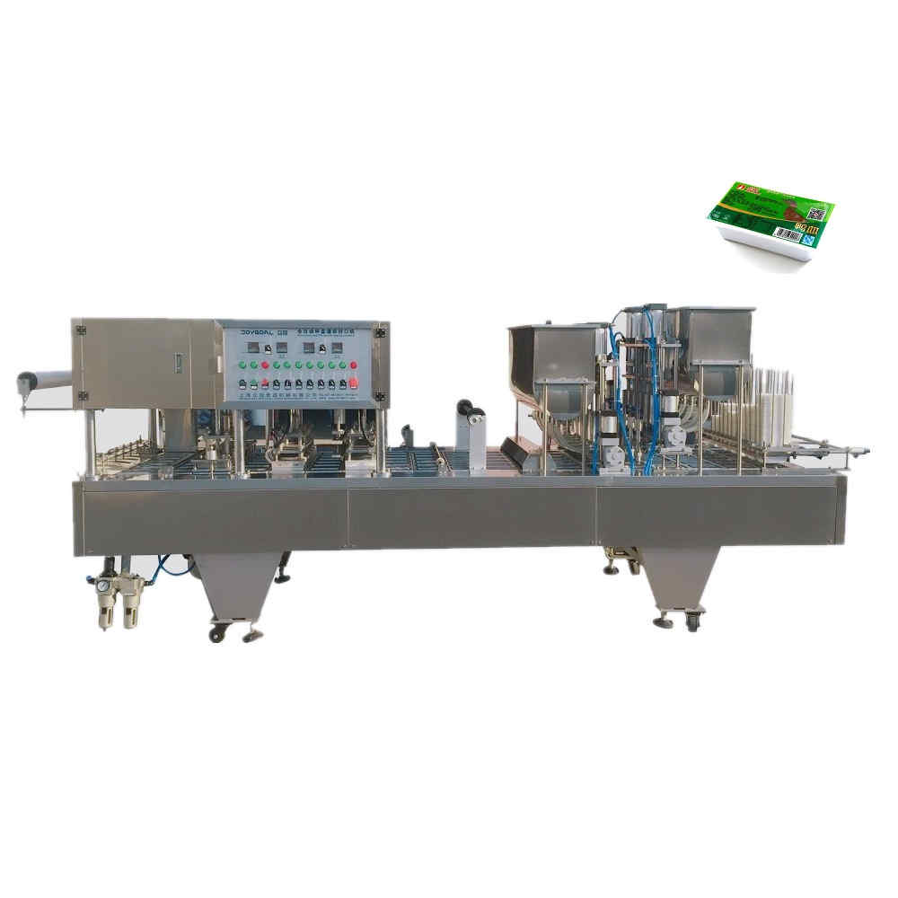 BHJ-6 automatic cup filling and sealing machine for duck blood